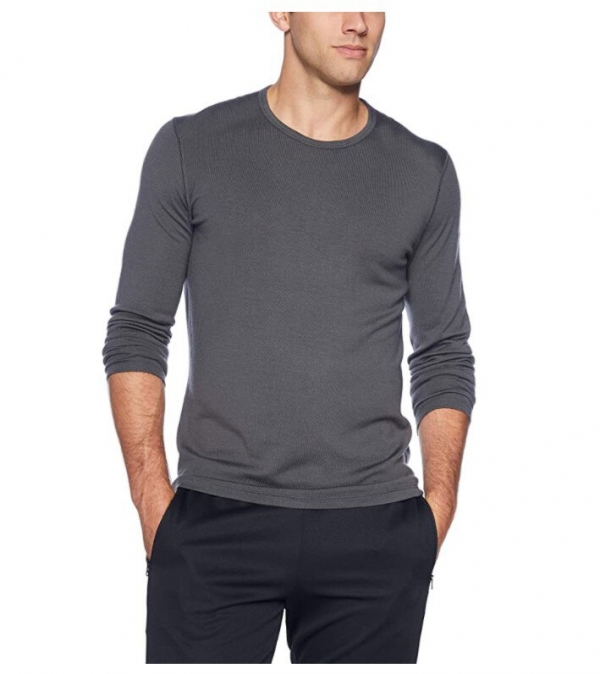 Men Long Sleeve Wool Shirt