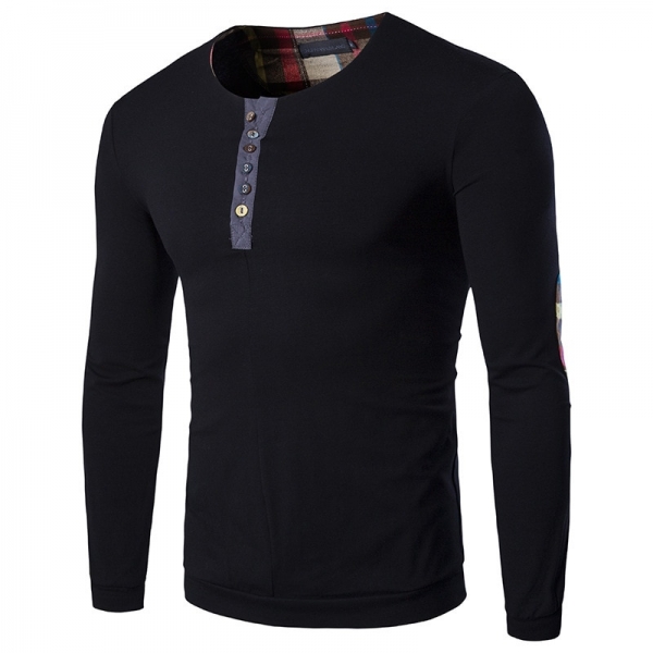 print T-shirt men's new long sleeve