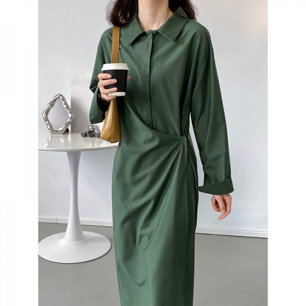 Summer Woman Casual Long Sleeve Dress